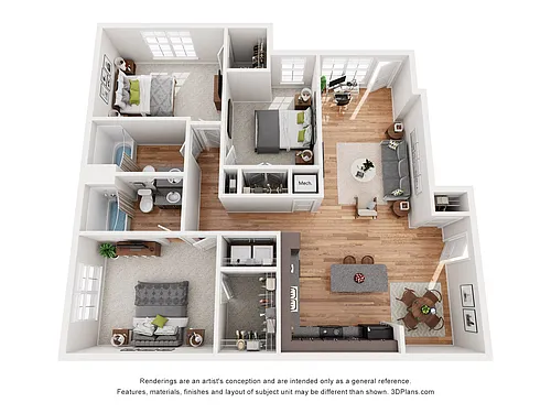 Floor plan Dewey
