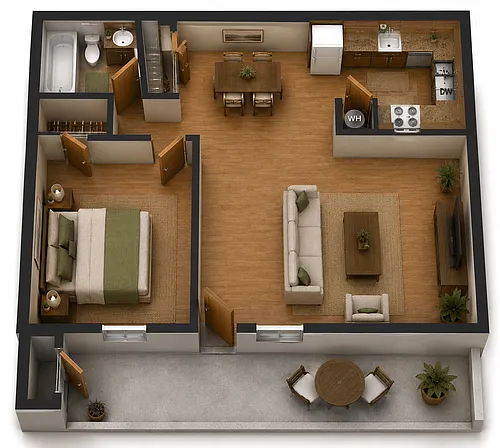 Floor plan A1