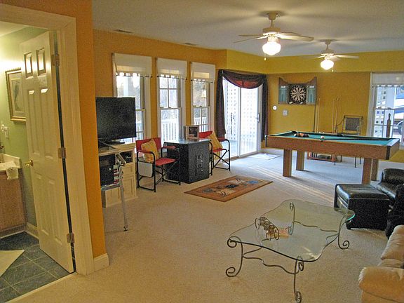 Guest suite overlooking back yard