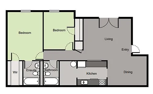 Floor plan The Pearl
