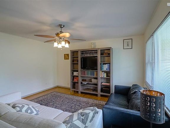 Living room is oversized and ready for your large family and friend gatherings.