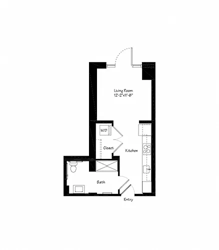 Floor plan STUDIODR