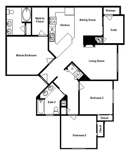 Floor plan Hampton
