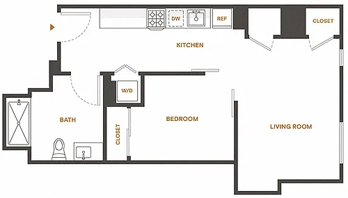 Floor plan 1-J