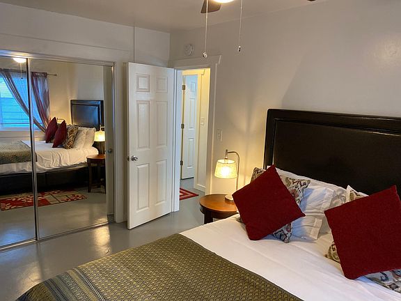 Bedroom with closet.