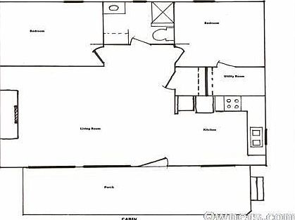 Cabin floor plan