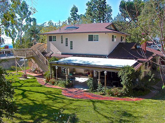 Rear of home