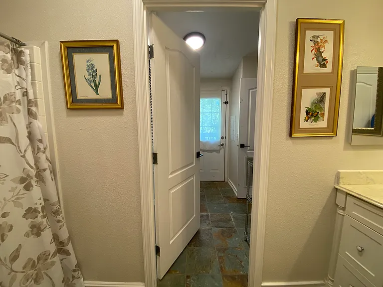 Guest Bathroom with Direct Access to the Laundry Room