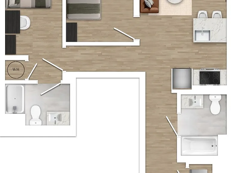 2E - 2 Bedroom 2E - 2 Bedroom