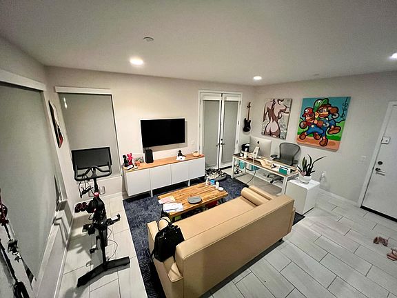 Downstairs living area