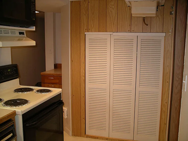 Just installed new (and quieter) furnace which is enclosed with noise dampening board.