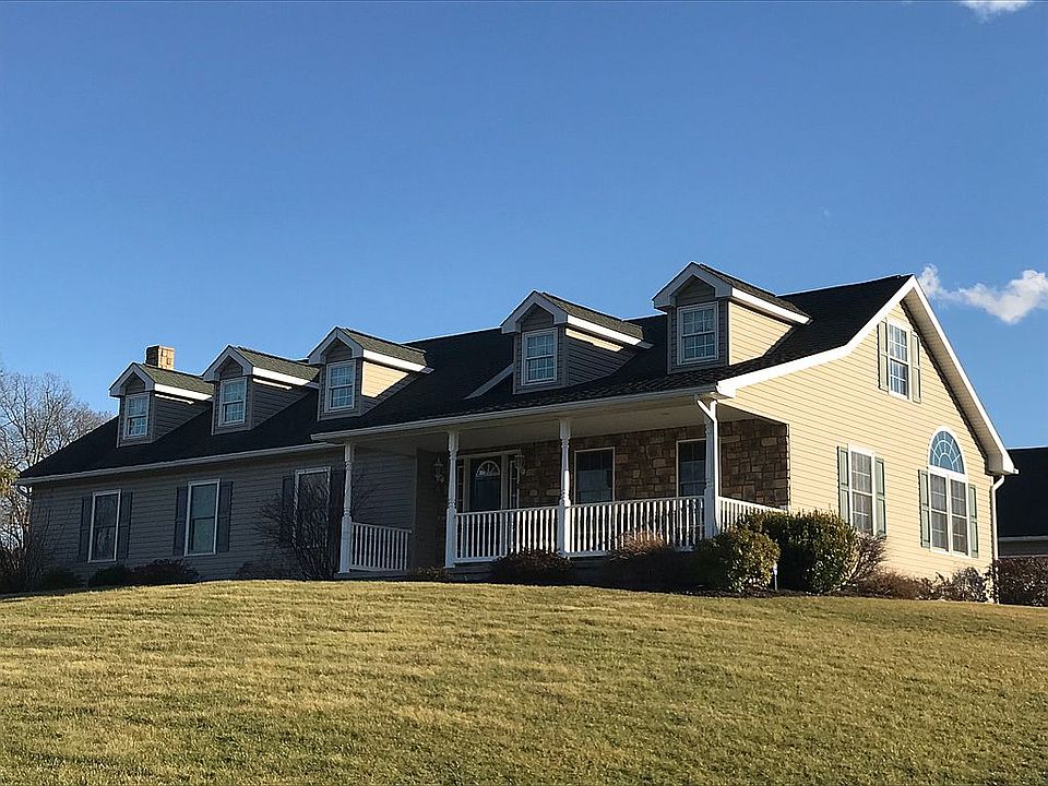 Front view from road