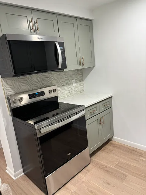 New stove and microwave