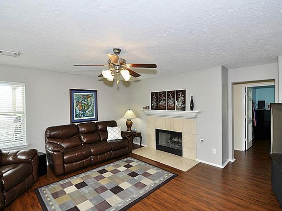 Great open living space with fireplace!