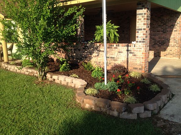 New flower beds, 