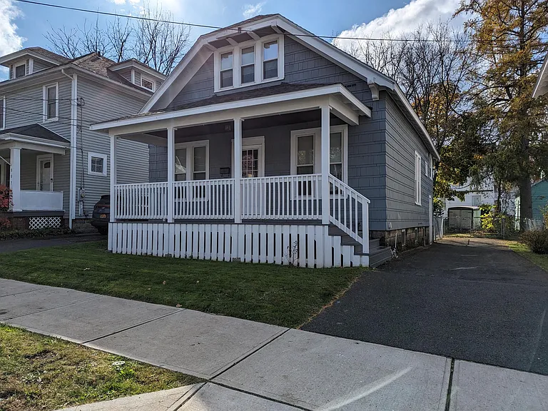Front of House with 2 car offstreet parking