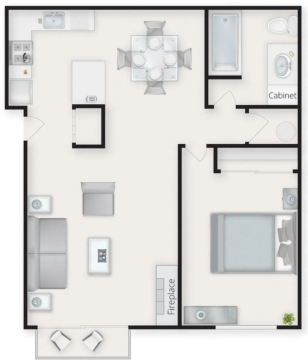 Floor plan 1X1