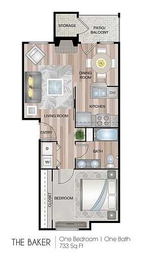 Floor plan The Baker