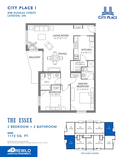 Floor plan Essex