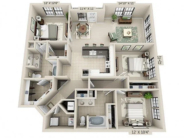 Floor plan C1 - Esplanade