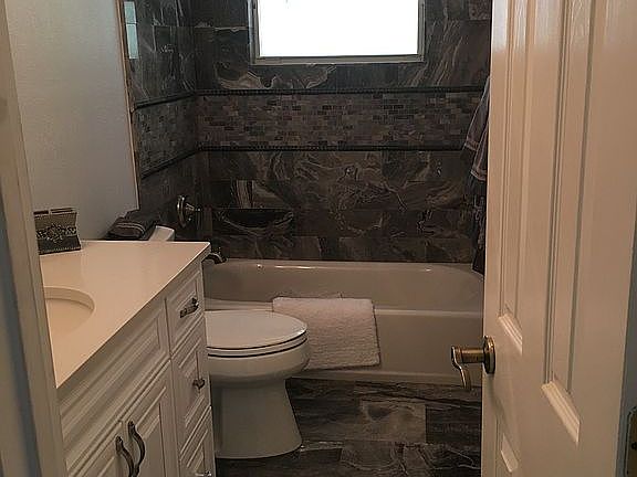 Spare bath remodeled