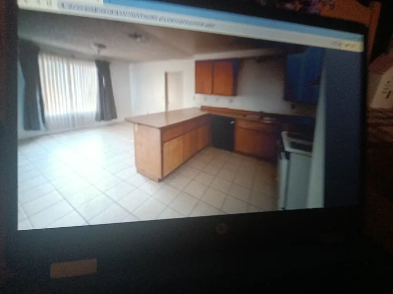 Tiled dining room for easy cleaning