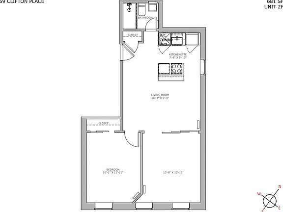 2nd image of 69 Clifton Pl APT 2F