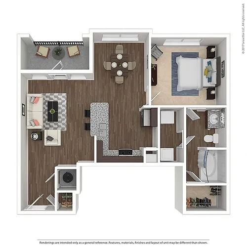 Floor plan A1C