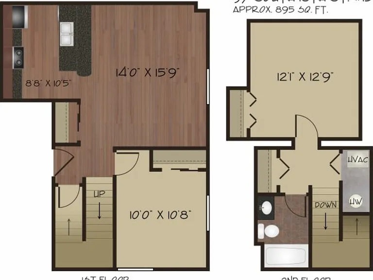 *Square footage is approximate. *Square footage is approximate.