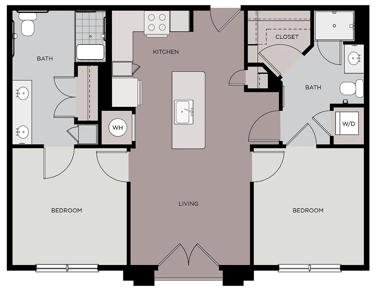 Floor plan B1 ADA