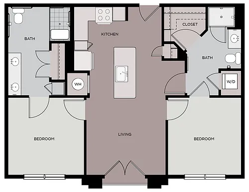 Floor plan B1 ADA