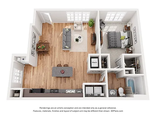 Floor plan Wiley