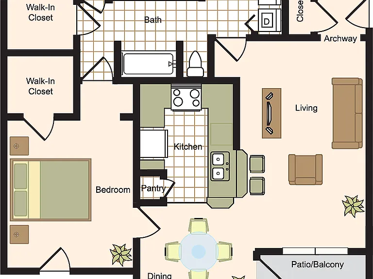 A | 1x1 | 839 sq ft A | 1x1 | 839 sq ft
