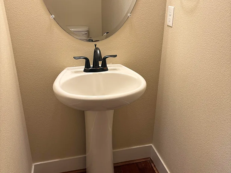 Powder room on main floor