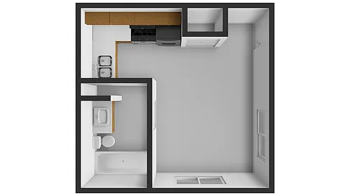 Floor plan Studio