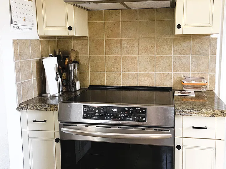 Induction stove with air fry and convection oven