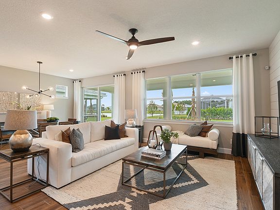 Spacious Gathering Room Open to Kitchen