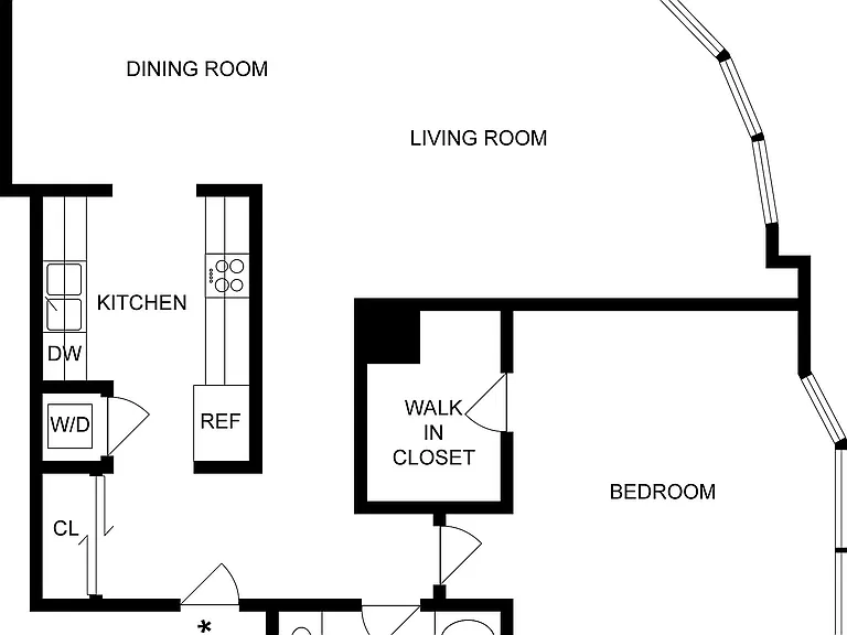 A | 1-Bedroom Floorplan A | 1-Bedroom Floorplan