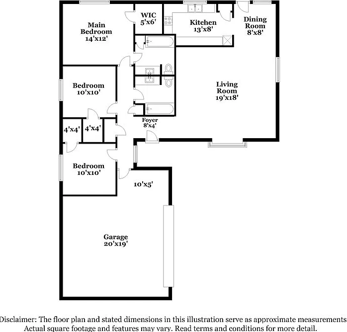 3 bed, 2.0 bath, 1355 sqft, $1,805 — Photo 2