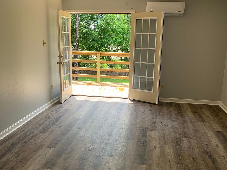 View of patio deck from living room