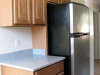 Southern Beige with stainless appliances.