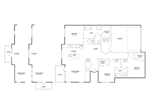 Floor plan TH3C