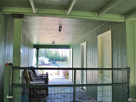 backyard view of the breezeway