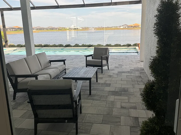 Lanai and Pool area