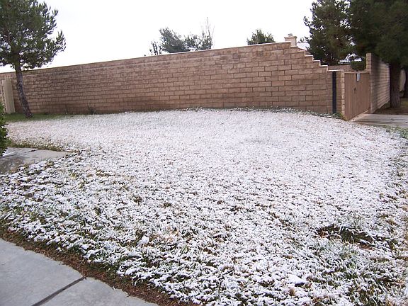 Occassionally we get snow