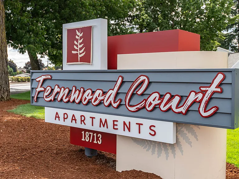 Fernwood Court | Monument Sign