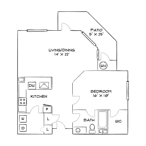 Floor plan Design 1A Premier