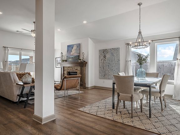 Holloway Dining Room and Living Area