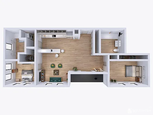 Floor plan 2C
