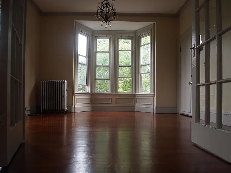 Living room on a cloudy day